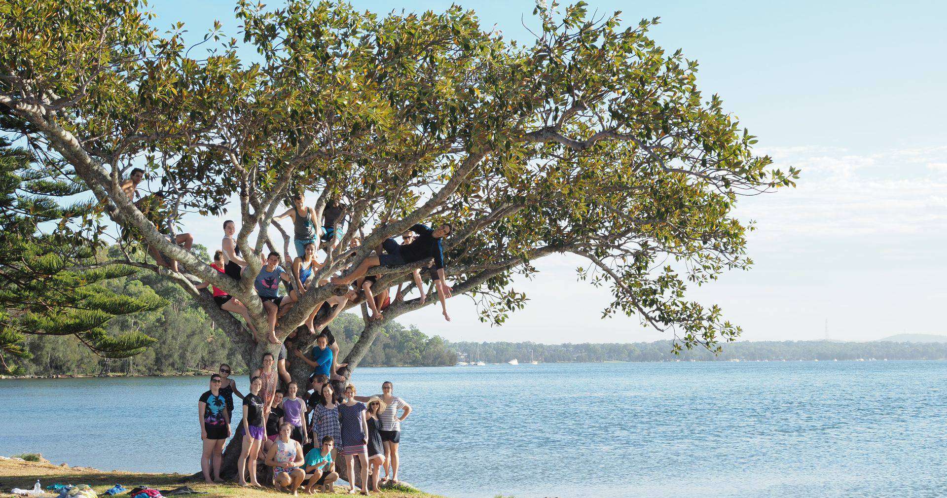 NCCF Weekend away up beach tree